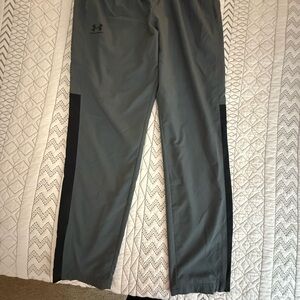 Under Armour Charcoal and Black Athletic Pants